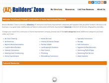 Tablet Screenshot of builderszone.com